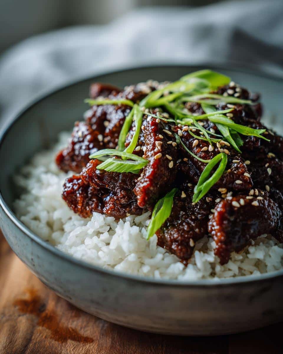 Korean Ground Beef Bowl - detail 4