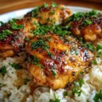 One-Pan Honey Butter Garlic Chicken & Rice