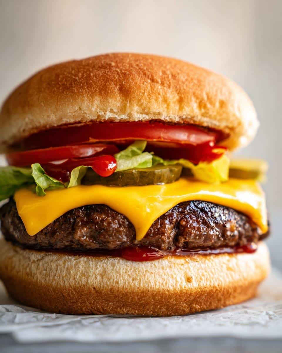 chees burger - detail 2