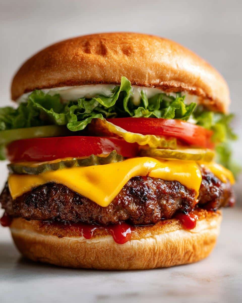 chees burger - detail 3